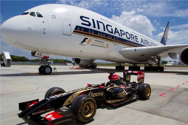 Delay in sponsorship recognition for Singapore Grand Prix