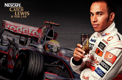 Nescafé turns to Lewis Hamilton for F1 promotion