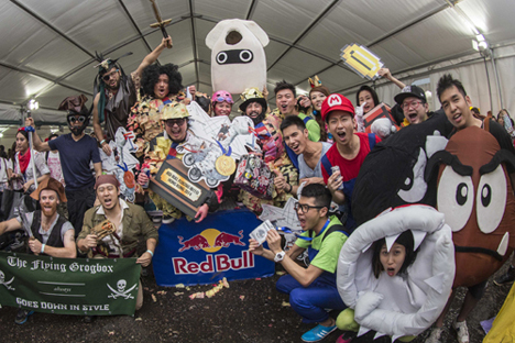 The best crashes from 2014 Red Bull Flugtag Hong Kong