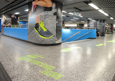 MTR Hong Kong started Innovate Festival 2010 to unveil new advertising model