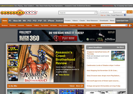 Game Spot Asia launches for gaming fans in the region