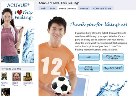 Johnson & Johnson Vision Care turns to Facebook for Acuvue