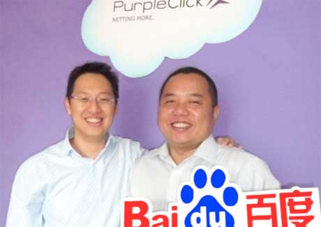 Baidu selects PurpleClick as exclusive reseller in Singapore