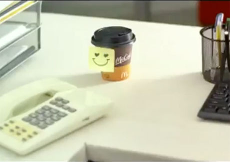 Leo Burnett 'Post It' TVC introduces McDonald's Philippines new coffee product
