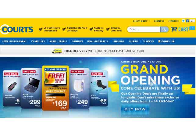 Courts launches online store