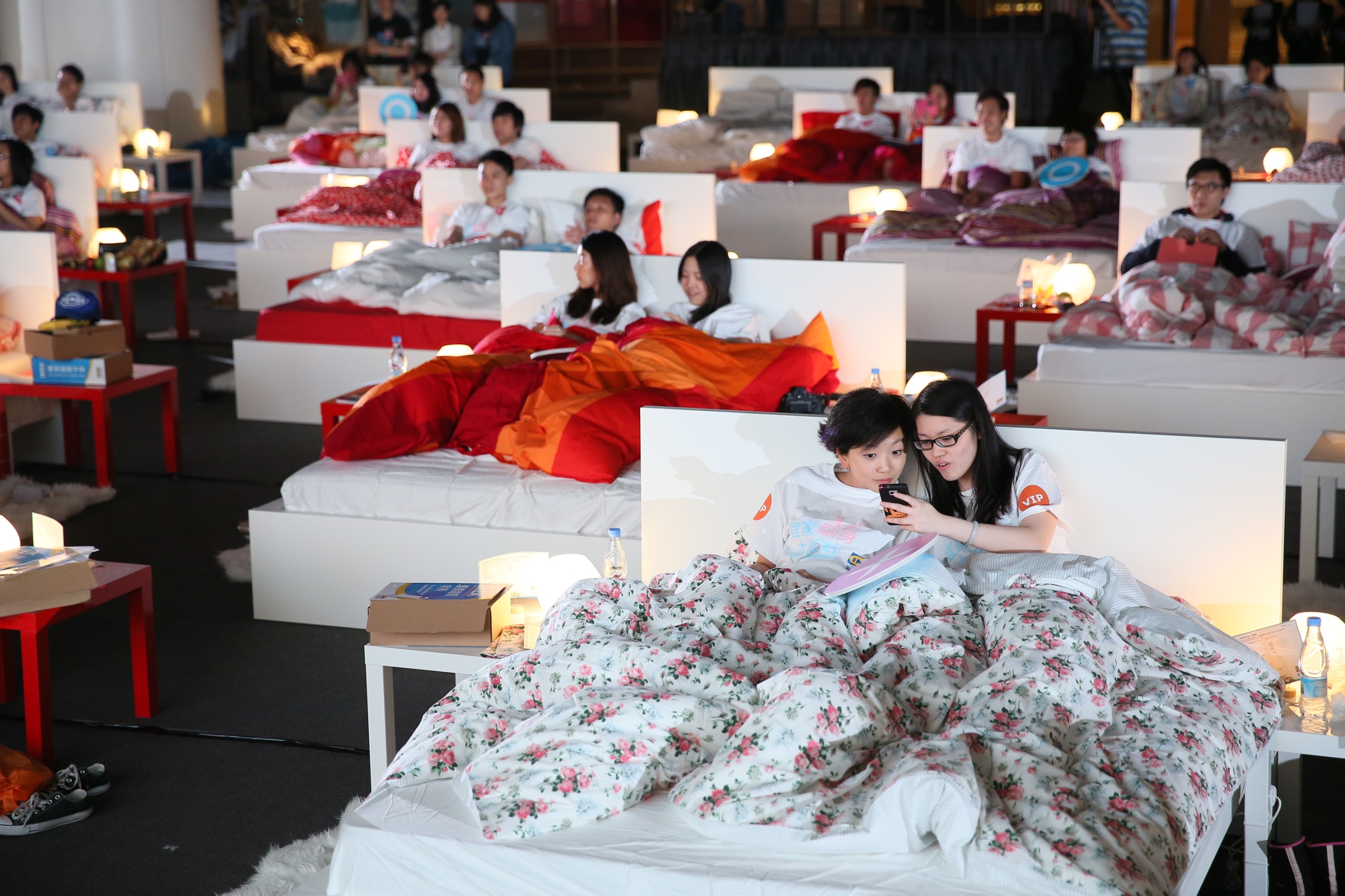 HongKongers sleep at Ikea by invitation; Chinese at will
