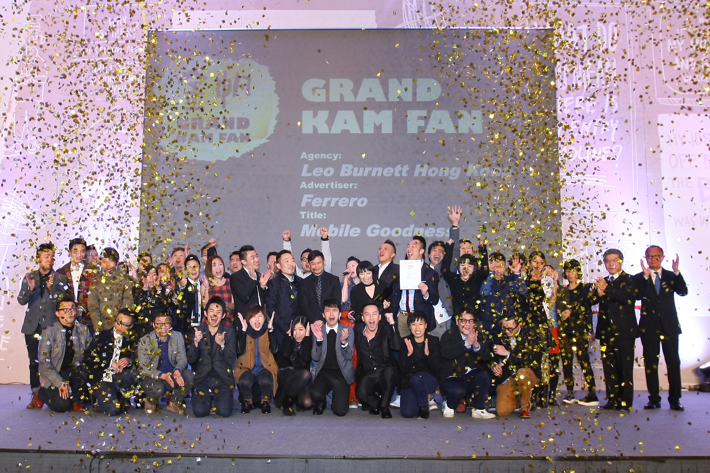 Leo Burnett Hong Kong wins Grand Kam Fan award from HK4As