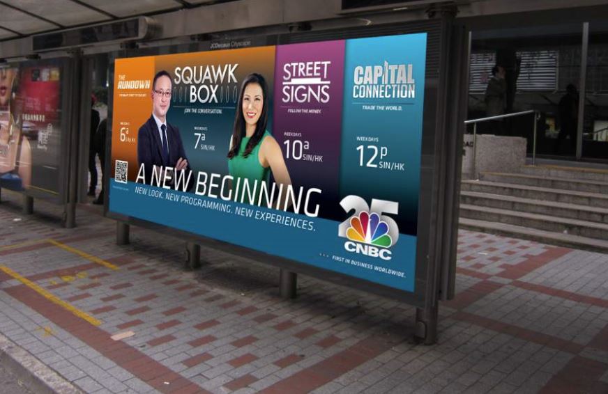 CNBC parades new presenter in ad campaign for revamped Asia programming