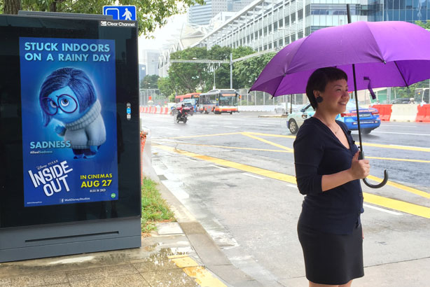 Weather drives moody outdoor campaign for 'Inside Out'