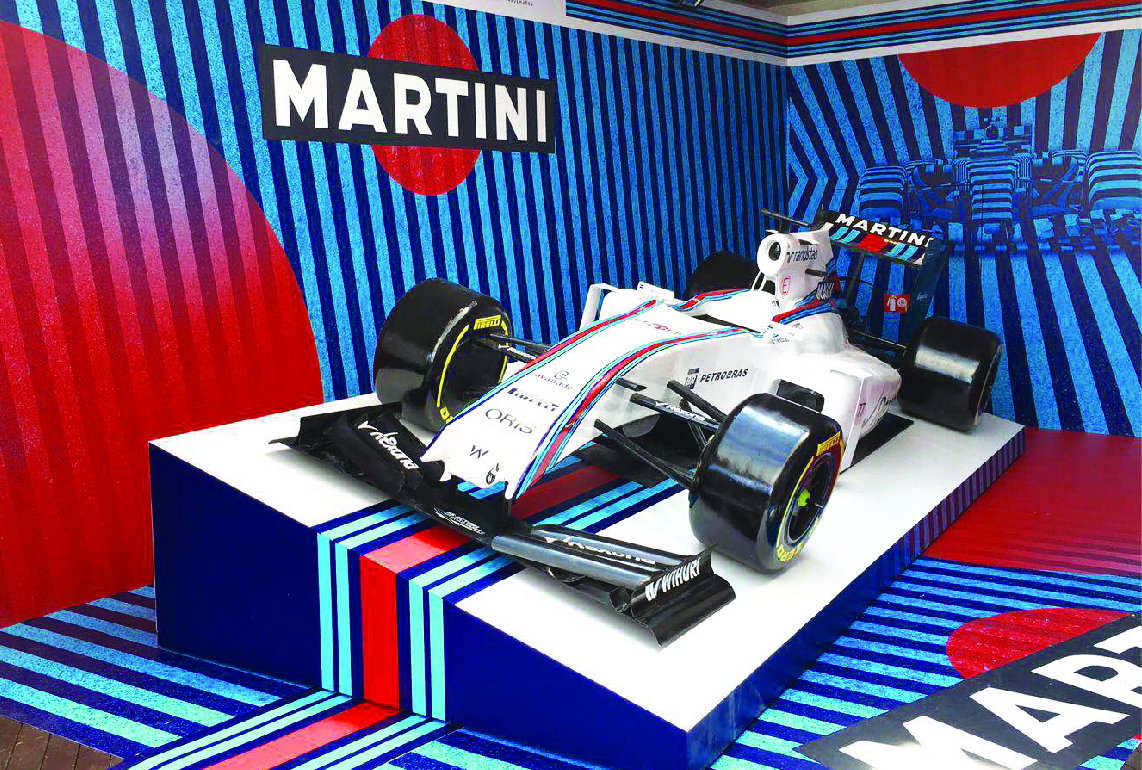 PHOTOS: Bacardi-Martini celebrates F1 hits with life-sized replicas