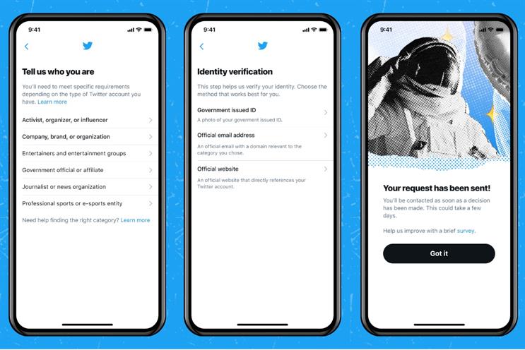 Twitter reopens 'blue tick' verification process
