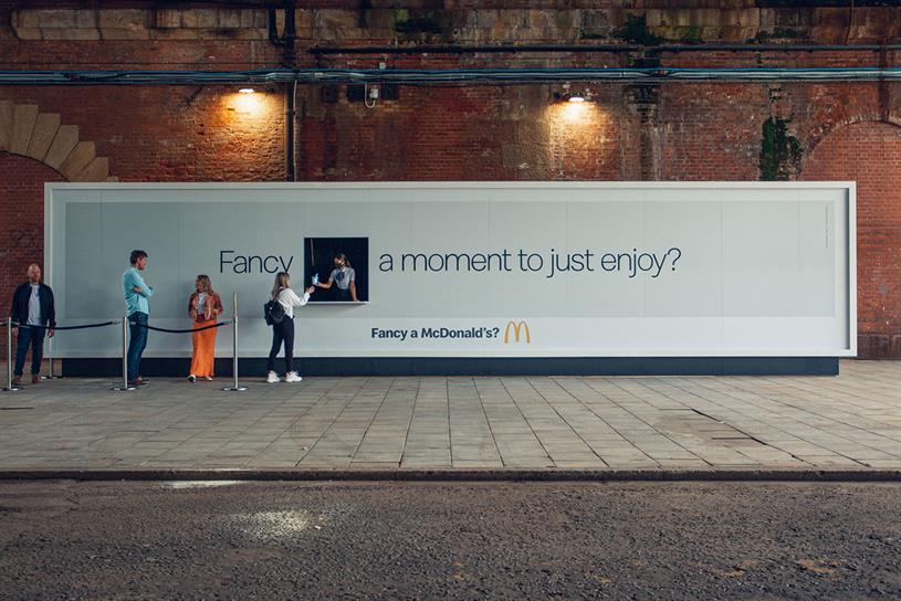 McDonald’s dishes out McFlurrys from a ‘walk-thru’ billboard