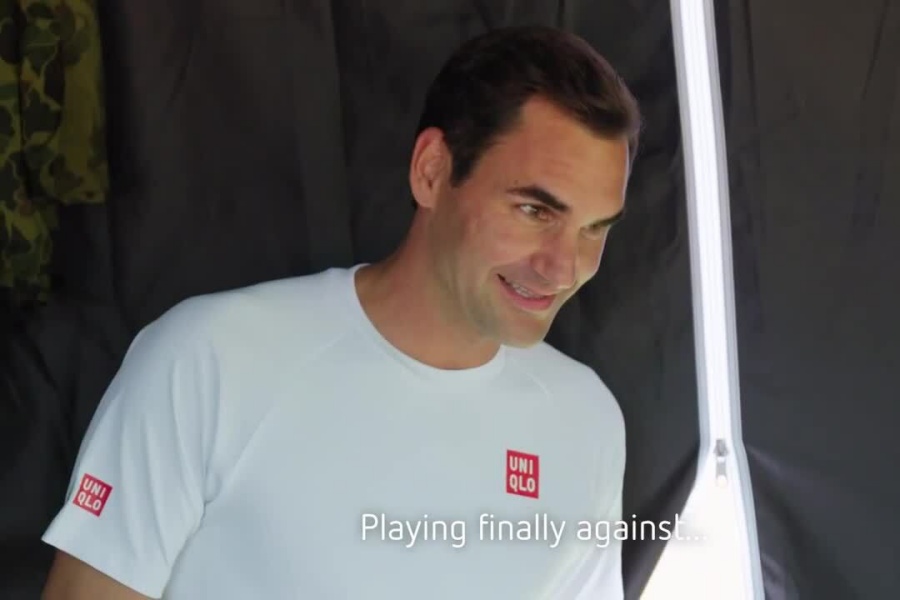 Roger Federer keeps to his pinky promise in Barilla ad