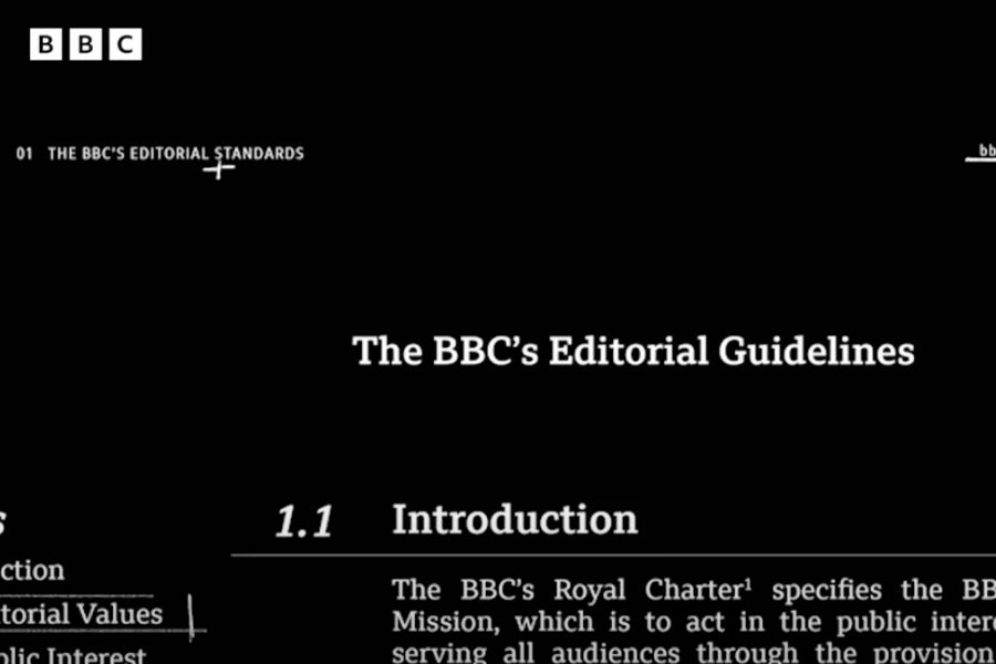 BBC brings editorial guidelines to life to show impartial reporting