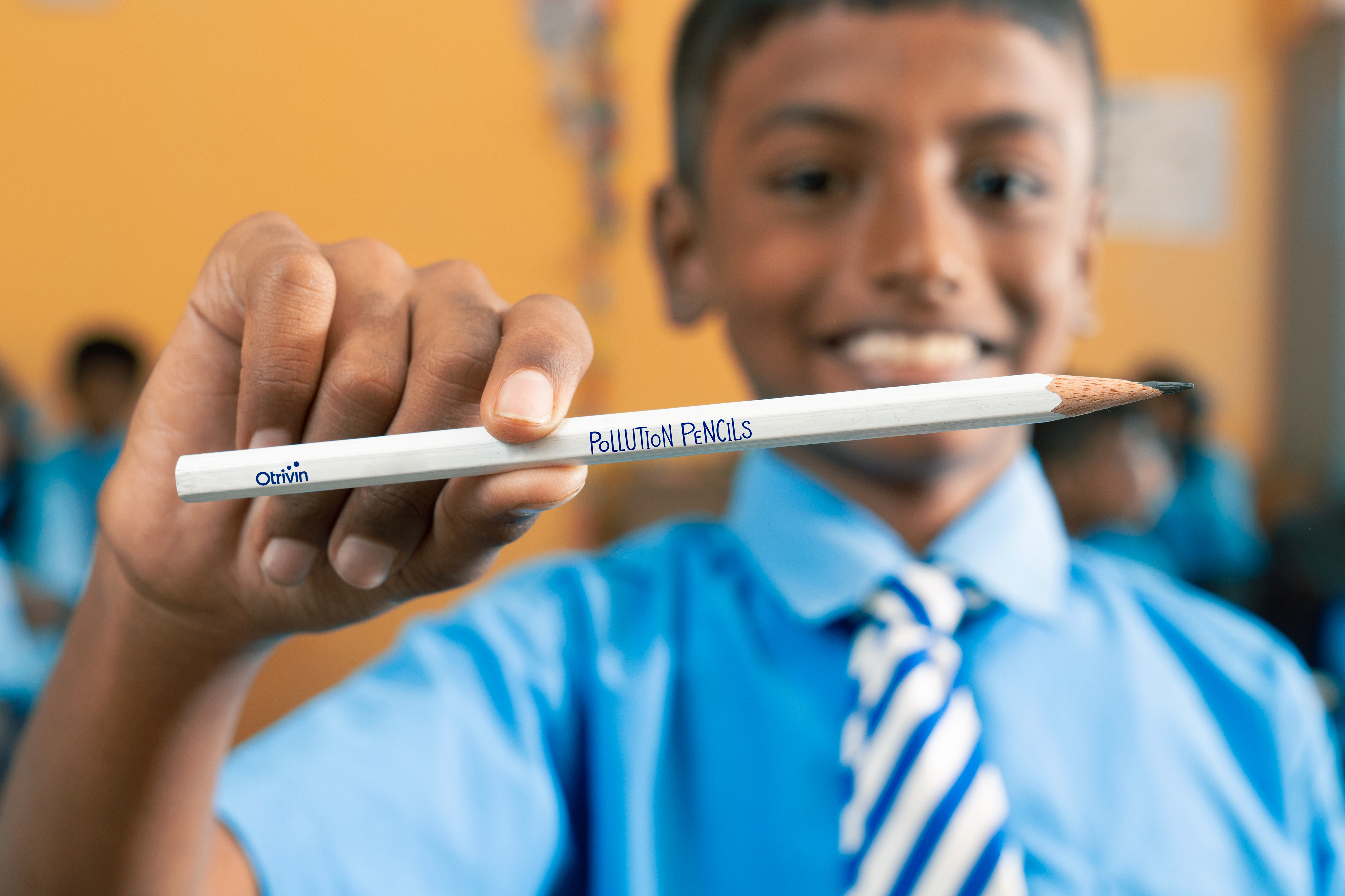 Otrivin turns air pollution into pencils, to make a fine point