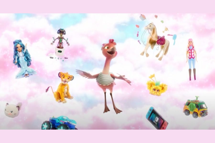 Very pre-Christmas spot transports viewers to rainbow dream world of toys