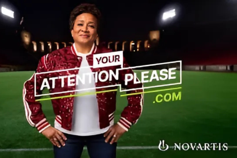 Novartis’ chief marketing officer on the drugmaker’s Super Bowl ad debut