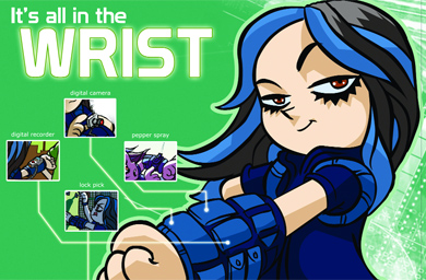 Private Iris tempts kids to save