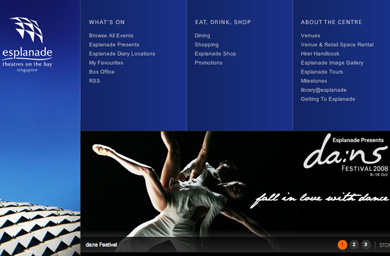 The Esplanade overhauls site