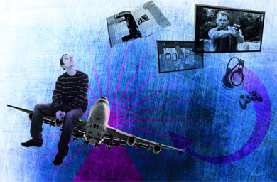 In-flight media focuses on the frequent flyer