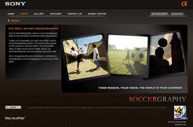 Sony launches a Soccergraphy campaign