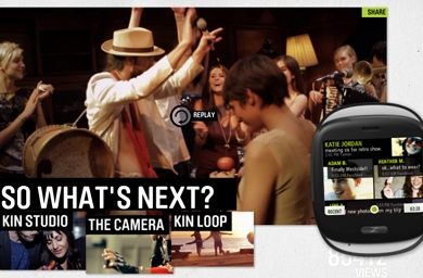 Razorfish revealed as digital AOR for Microsoft's Kin smartphone