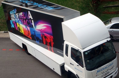 MediaCorp launches Singapore's first on-the-move billboard