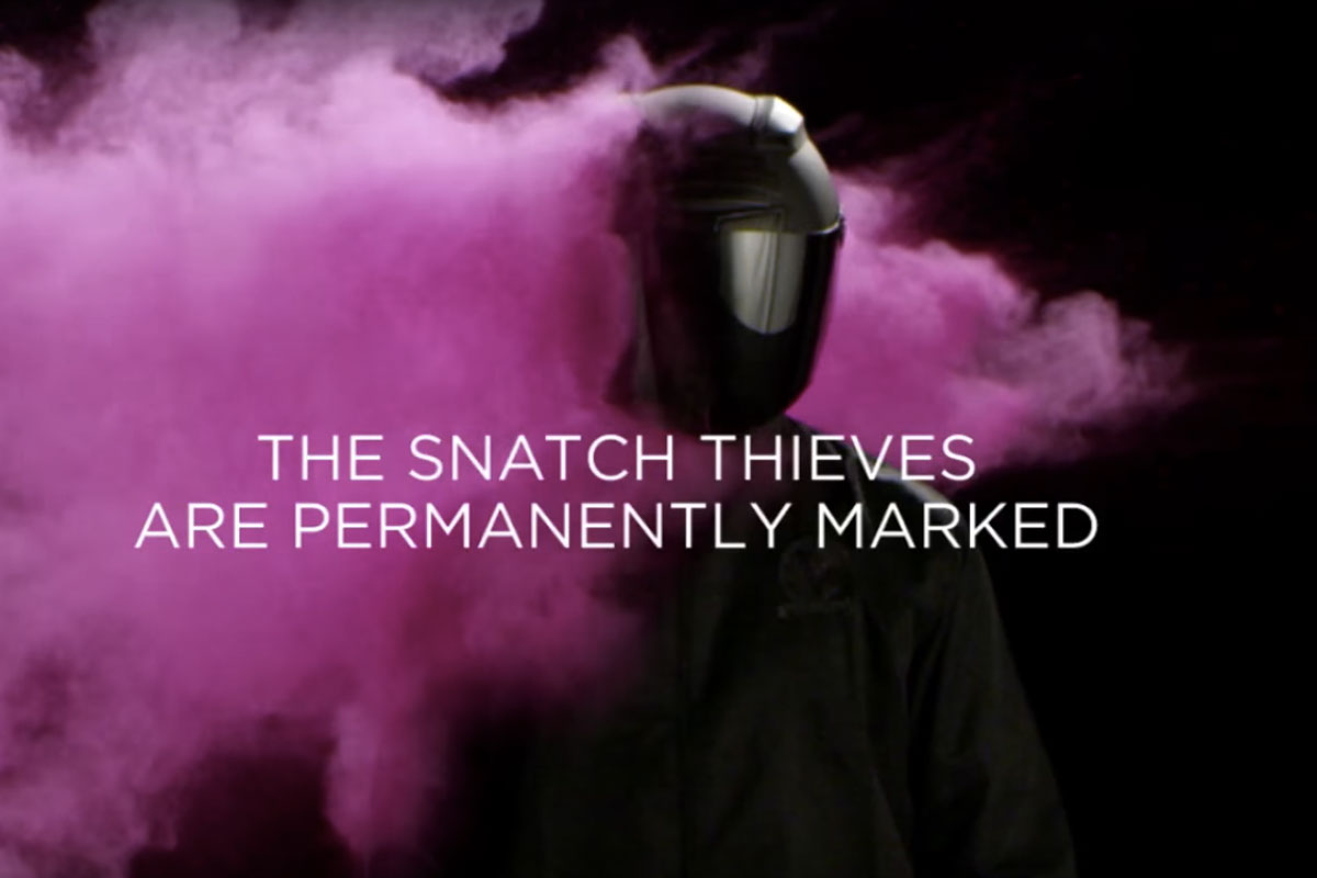 Handbag brand suggests exploding-dye accessory to colour thieves