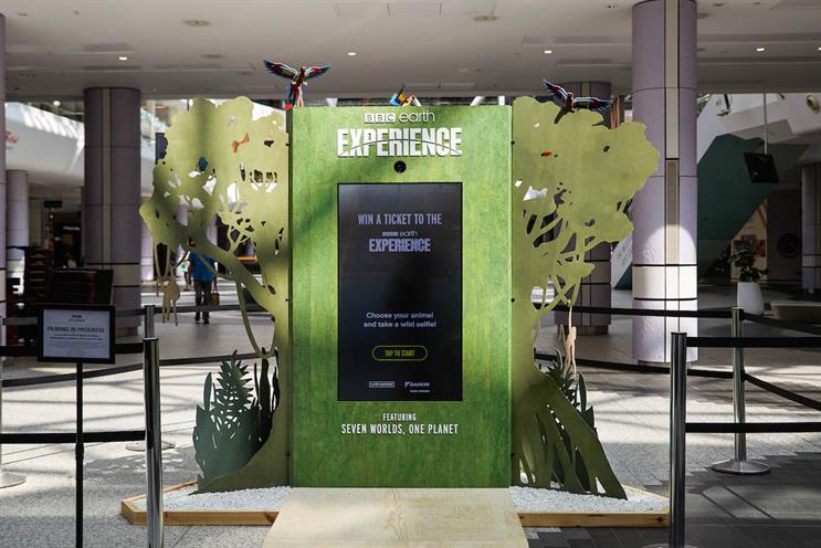 BBC's pop-up AR selfie booth shows visitors their wild side