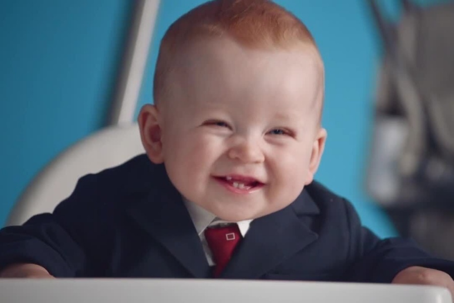 Who can resist babies dressed up in power suits?