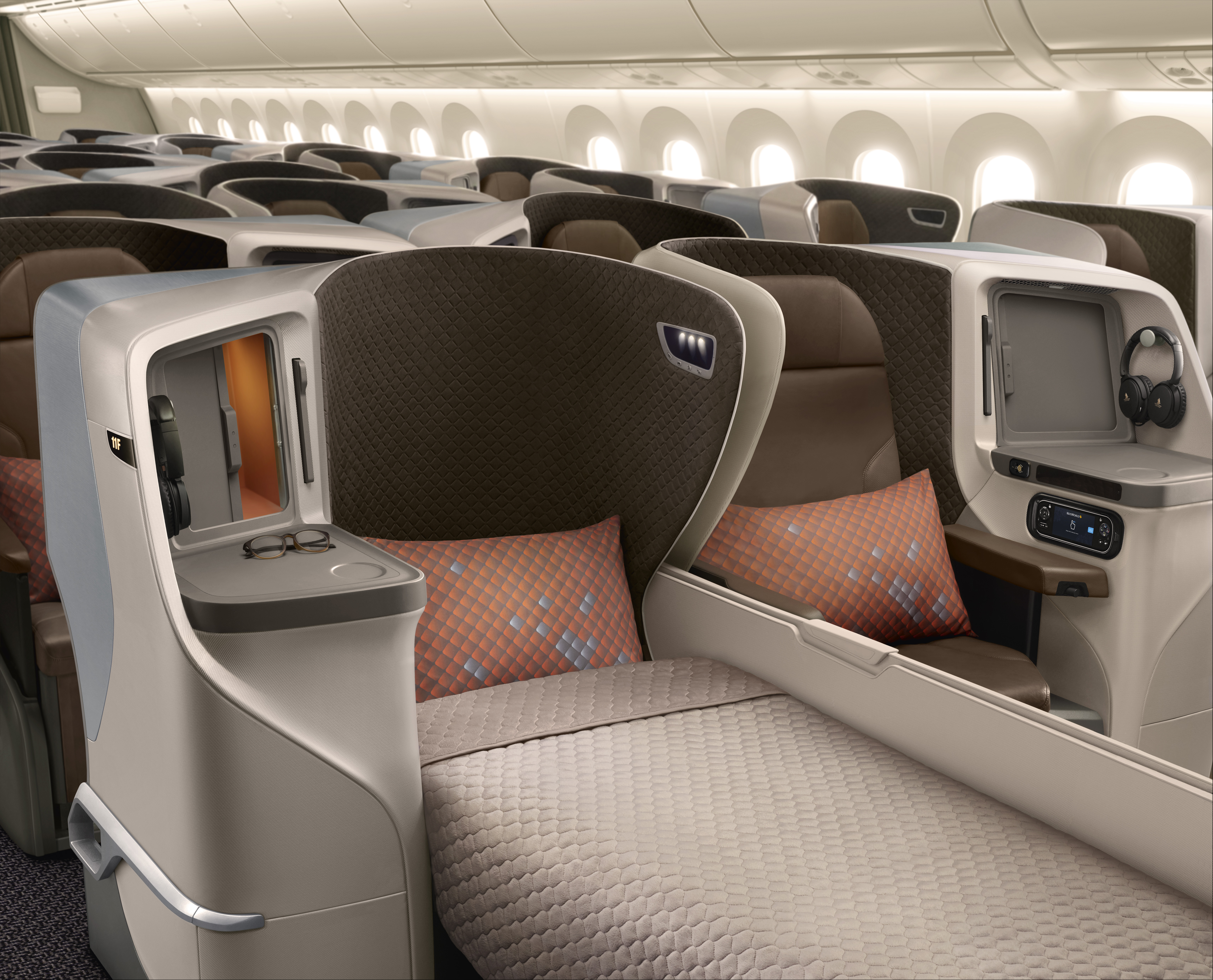 ‘Six-way adjustable headrests’ in new Singapore Airlines fleet