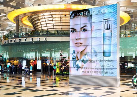 JCDecaux launches 36-LCD screen display at Changi Airport