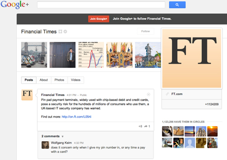 CASE STUDY: How the Financial Times is engaging Google+ users 