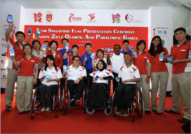 Samsung partners with Team Singapore for London 2012