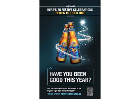 Tiger Beer launches new campaign to celebrate the festive season