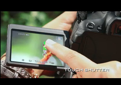 Canon launches campaign for first touch screen DSLR