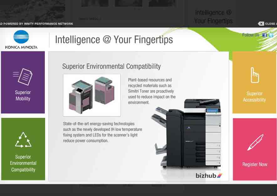 Konica Minolta launches digital campaign for new bizhub