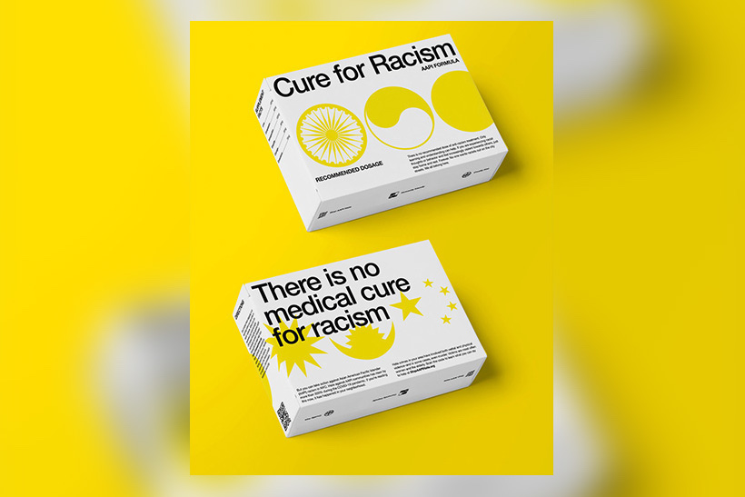 ‘Cure for Racism’ plants fake pillboxes to counter Asian hate