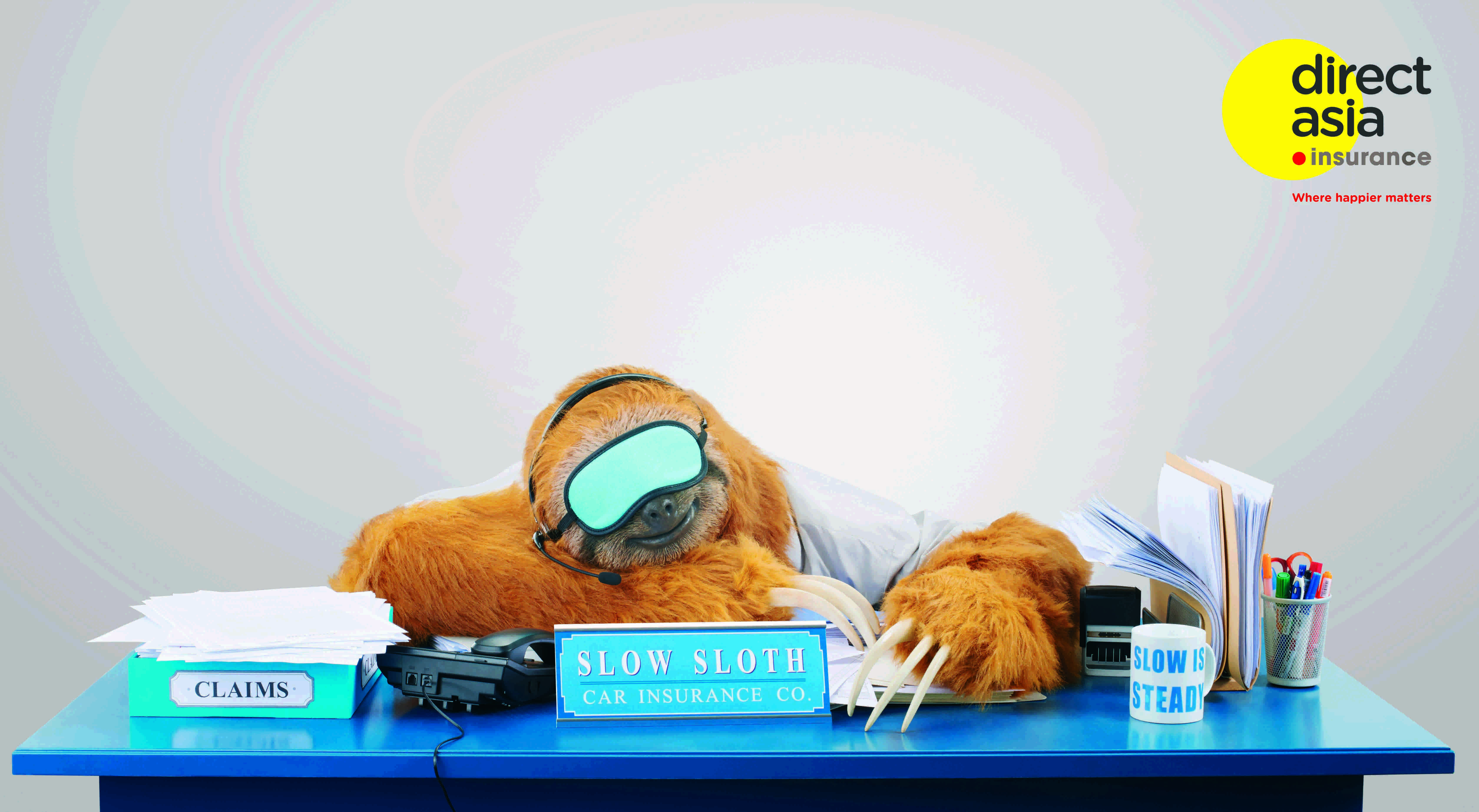 #DontGetStuck with insurance sloths, says DirectAsia