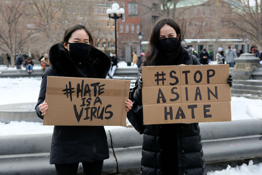 Racism is a virus, not Asians: #StopAAPIHate