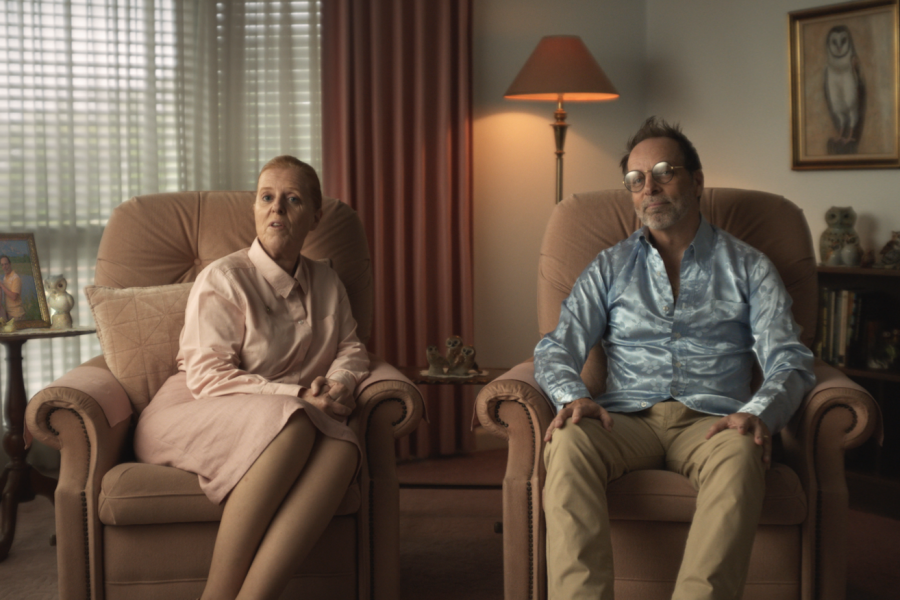 Woman peels off her date’s mouth in telco campaign