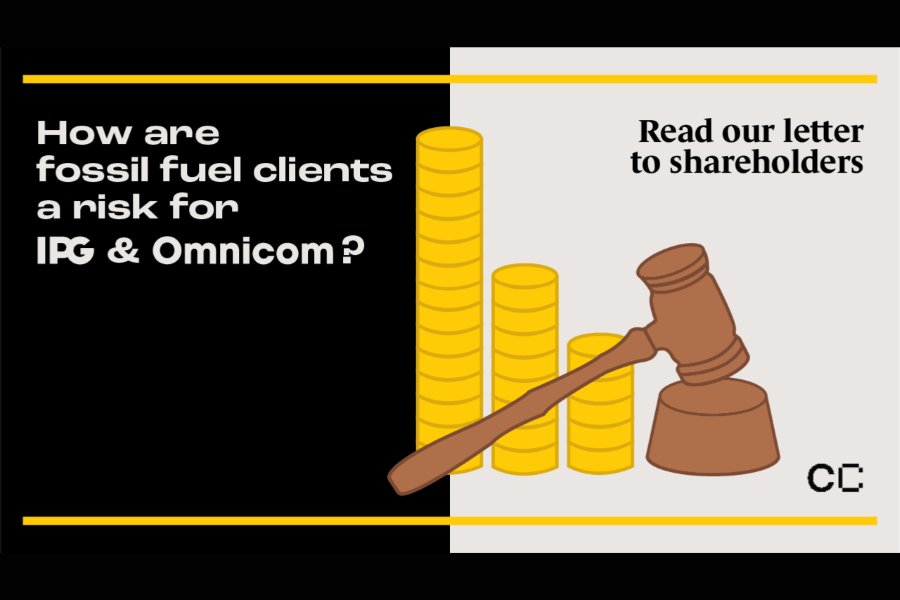 Clean Creatives highlights fossil fuel risks in Omnicom-IPG merger