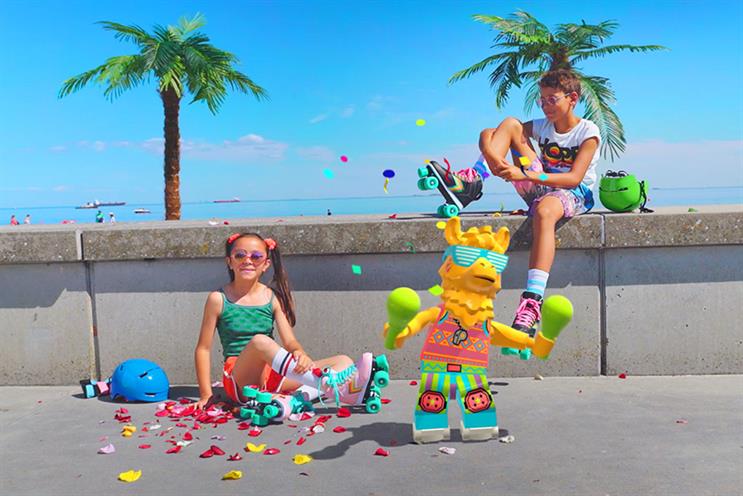 Lego partners Universal for AR music video app