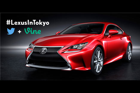 Lexus uses Twitter and Vine to sneak peek new coupe and concept cars