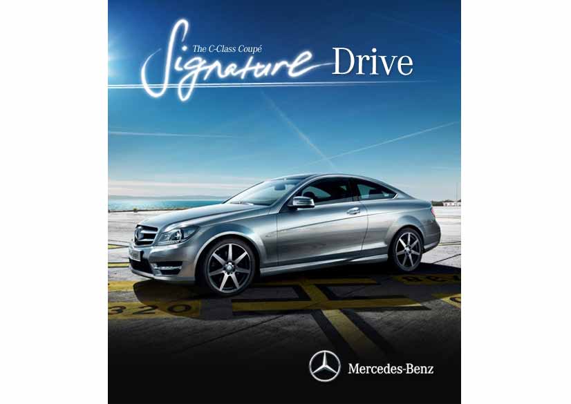 Mercedes-Benz introduces C-Class Coupé with 'Signature Drive' campaign