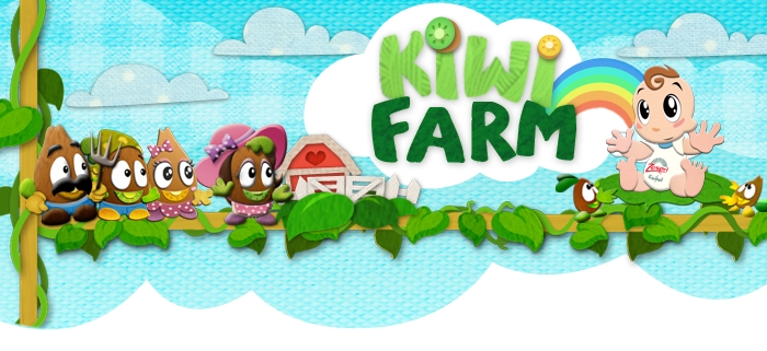 Family of kiwifruits raise abandoned human baby in Zespri mobile gaming app