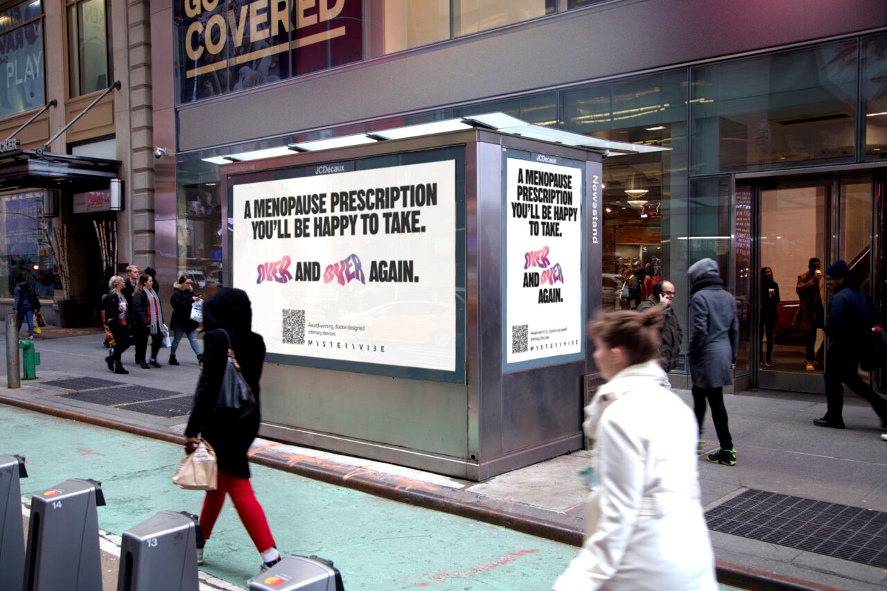 A new campaign that breaks the taboo of menopause with masturbation