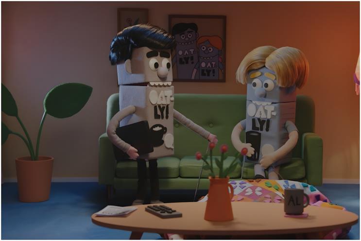 Oatly launches plant-based puppet mini-series