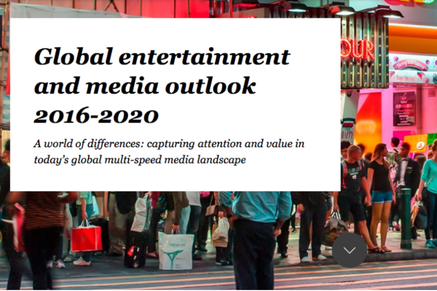 The numbers on print, online, mobile and TV: PwC Outlook
