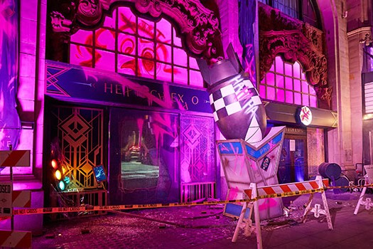 Riot Games sends 'Arcane' brand campaign up in flames